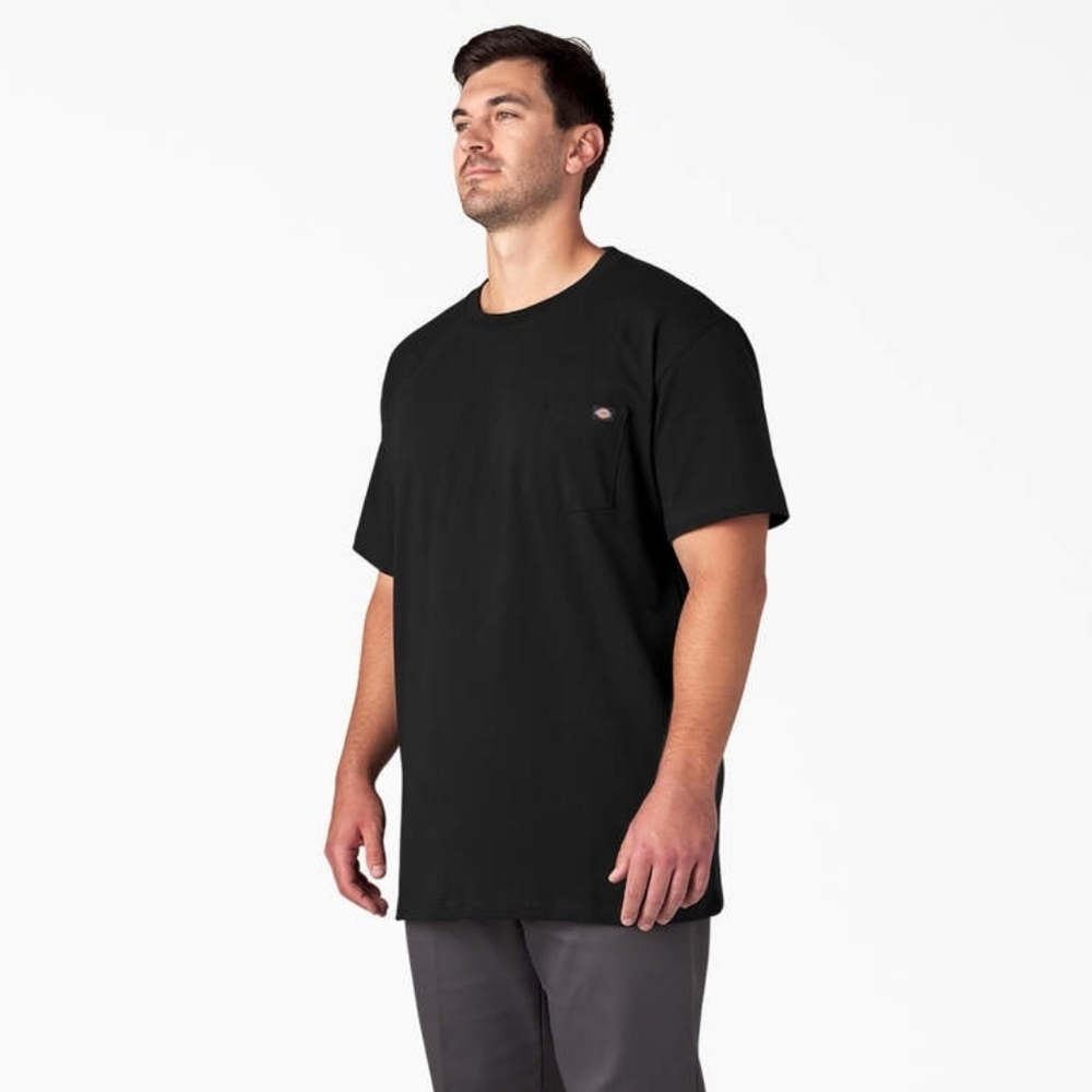 Dickies Black Short Sleeve Tee, Size 2X